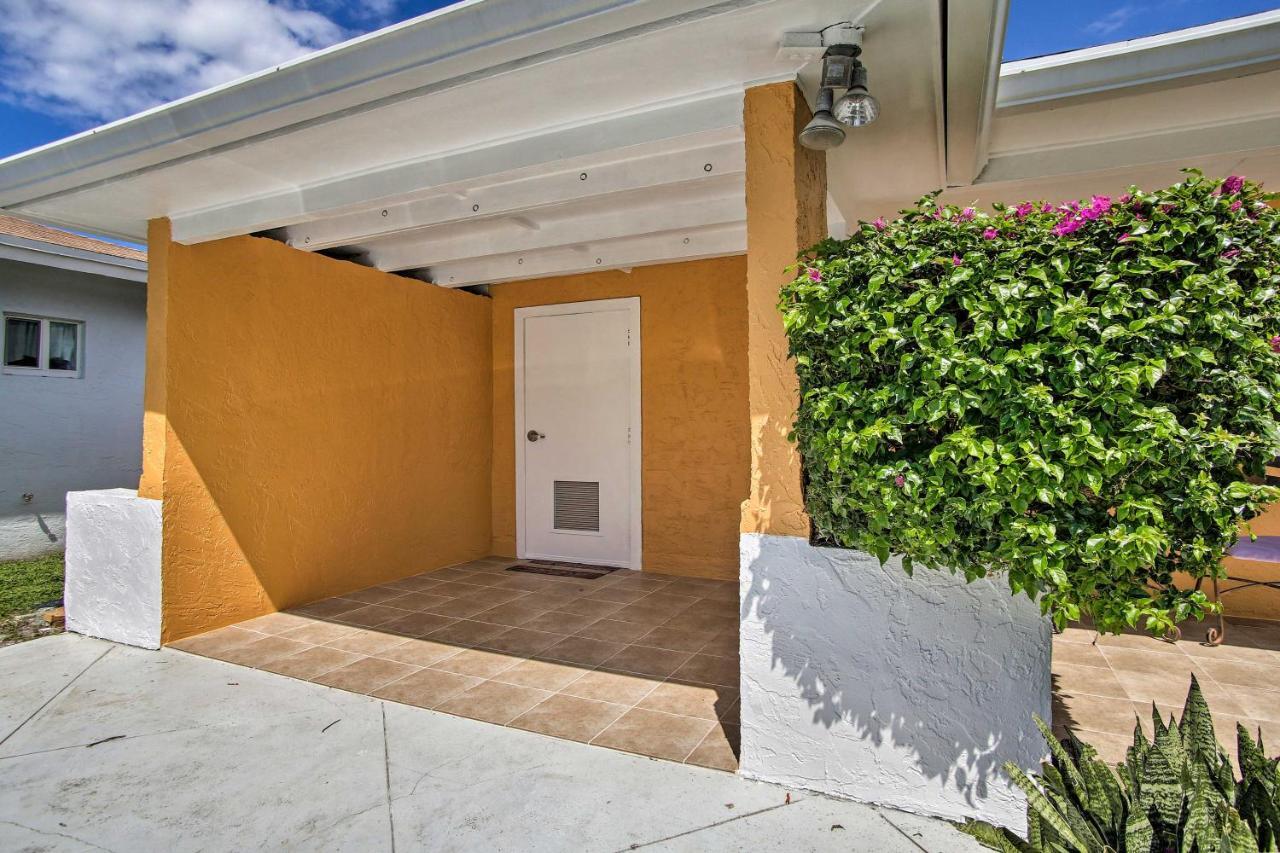 Hip Studio With Patio 1 Mi To Pompano Beach Pier Exterior foto